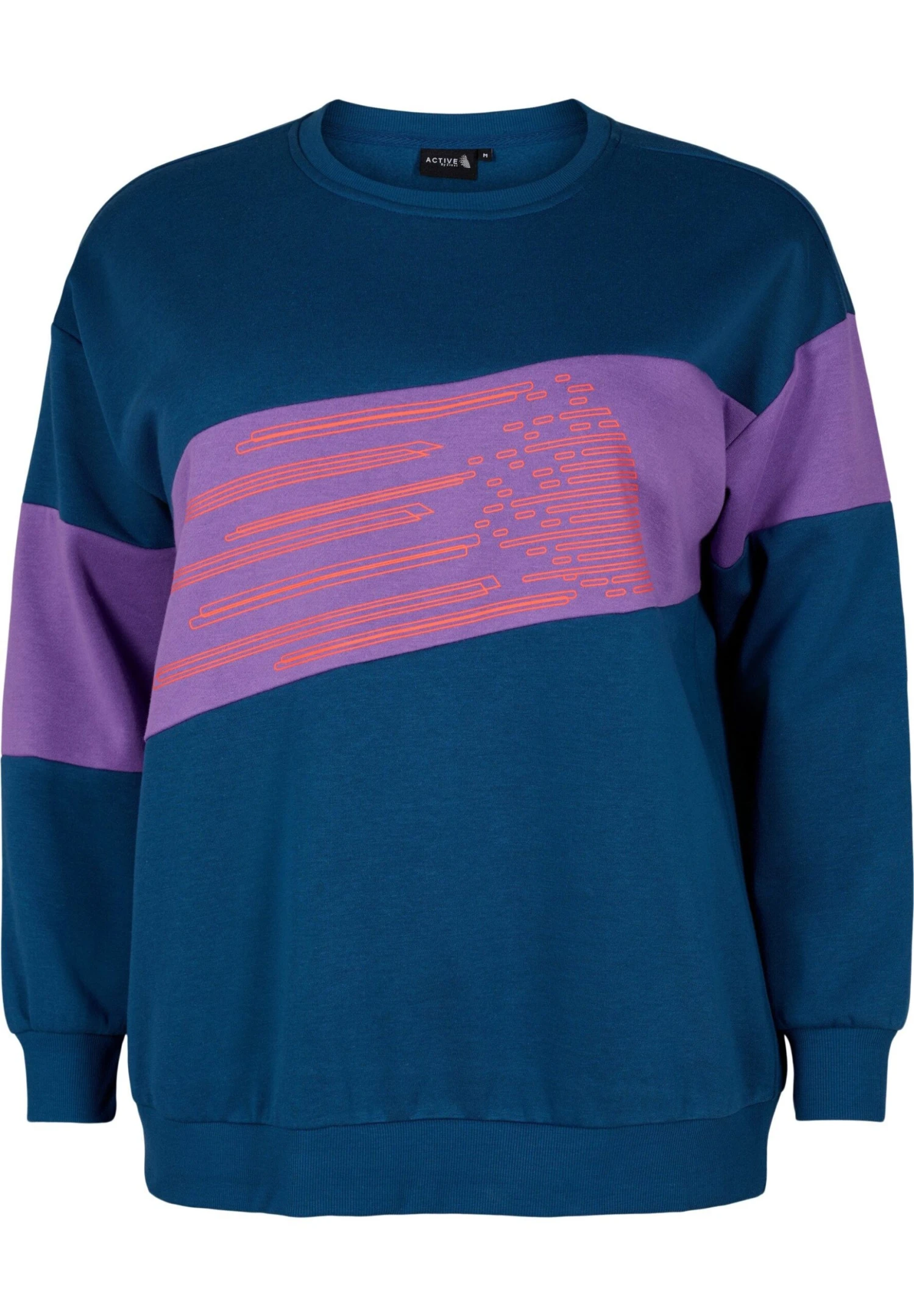 Mit Sportlichem Druck - Sweater - Blue Wing Teal Comb 1 Mit Sportlichem Druck - Sweater - Blue Wing Teal Comb