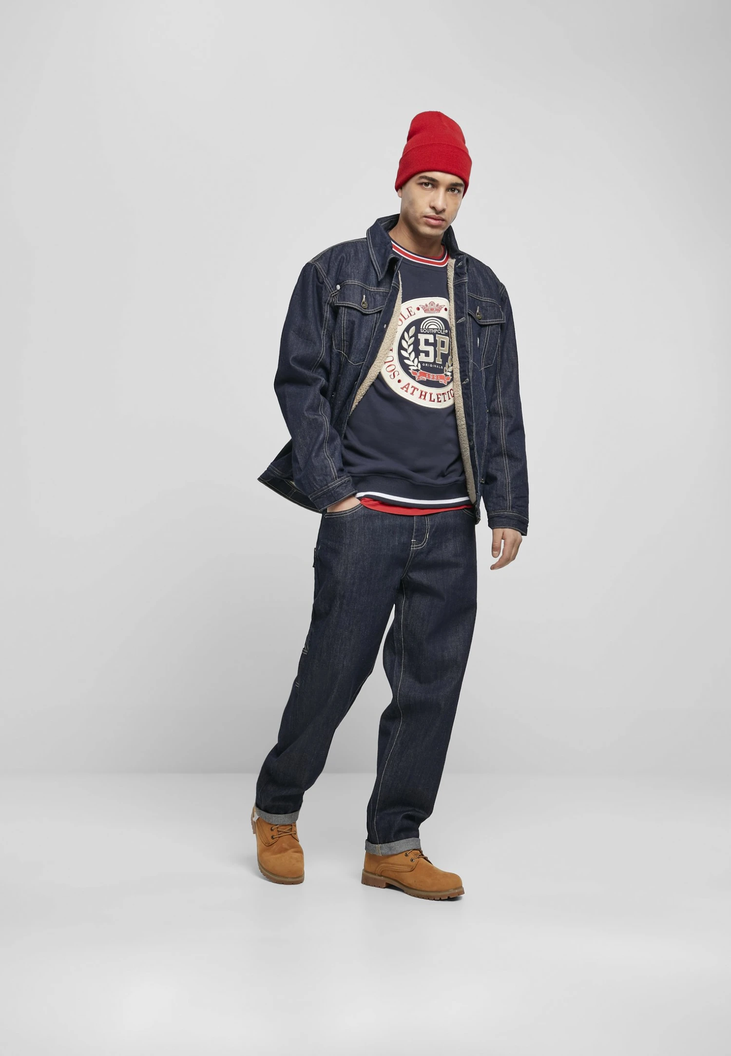 Southpole Herren - Spijkerjas - Raw Indigo 2 Southpole Herren - Spijkerjas - Raw Indigo - Afbeelding 2