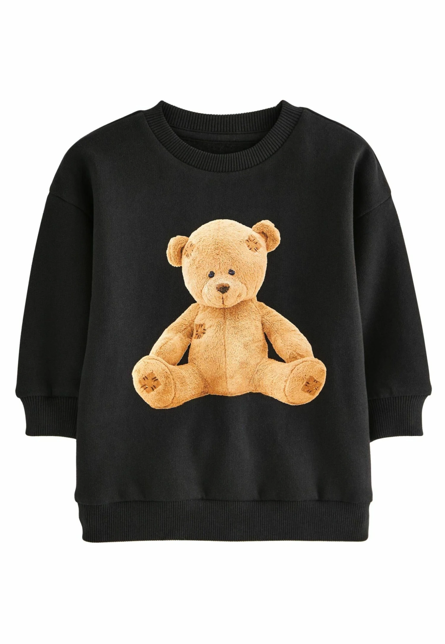 Next Character Crew Neck Standard - Sweater - Black Photographic Bear 1 Next Character Crew Neck Standard - Sweater - Black Photographic Bear