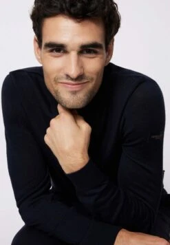 Lettero Half Zip - Trui - Dark Blue -Modex Winkel 8e8f66767b214b098543839b2a60e107