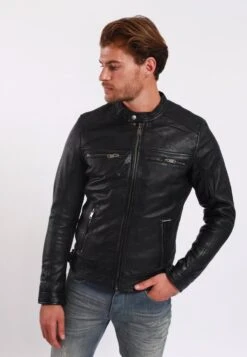 LE TEMPS DES CERISES Luban - Leren Jas - Black