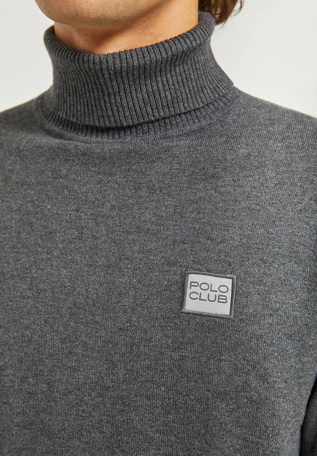 POLO CLUB Mit Rollkragen - Trui - Dark Grey 5 POLO CLUB Mit Rollkragen - Trui - Dark Grey - Afbeelding 5