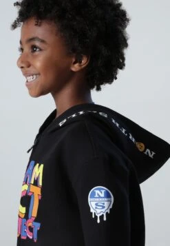 North Sails With Slogan - Sweater Met Rits - Black -Modex Winkel 8fc04601bacf463ba76679e47f8b3d9a