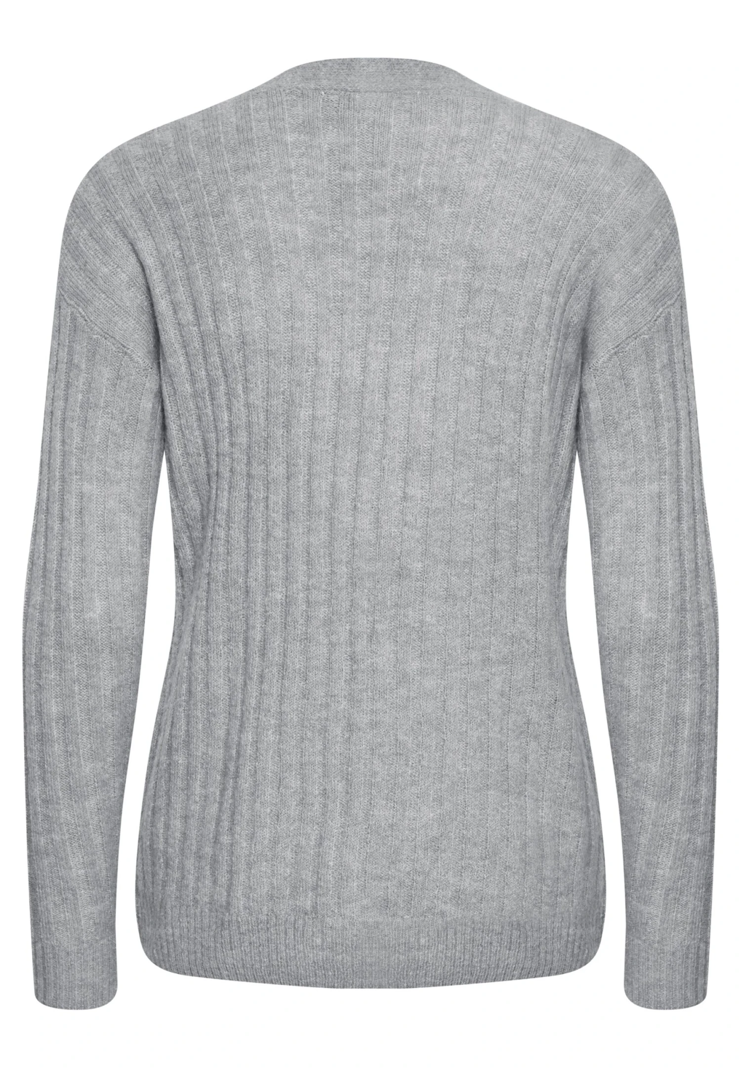 ICHI Ihkamara- Vest - Grey Melange 8 ICHI Ihkamara- Vest - Grey Melange - Afbeelding 8