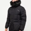Orford Puffer Parka Jacket - Winterjas - Black