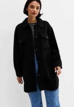 New Look Pocket Front - Halflange Jas - Black