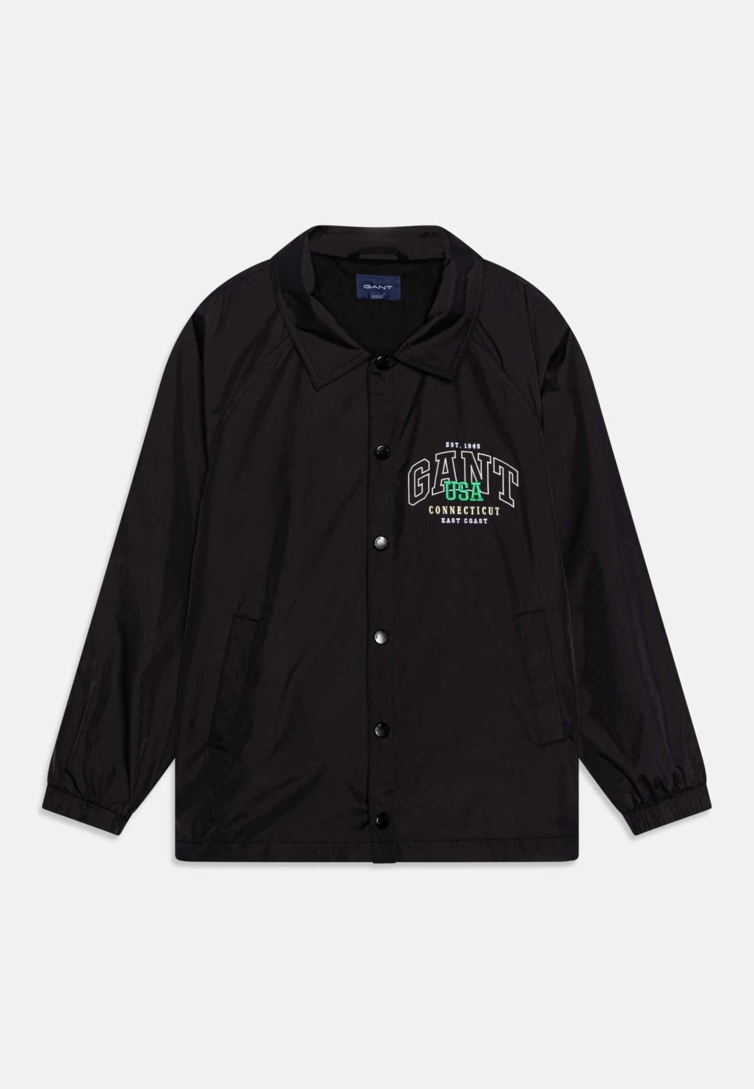 Gant Usa Coach Unisex - Jas - Black 1 Gant Usa Coach Unisex - Jas - Black