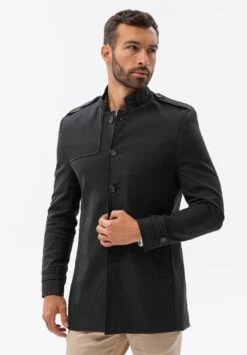 Halflange Jas - Black