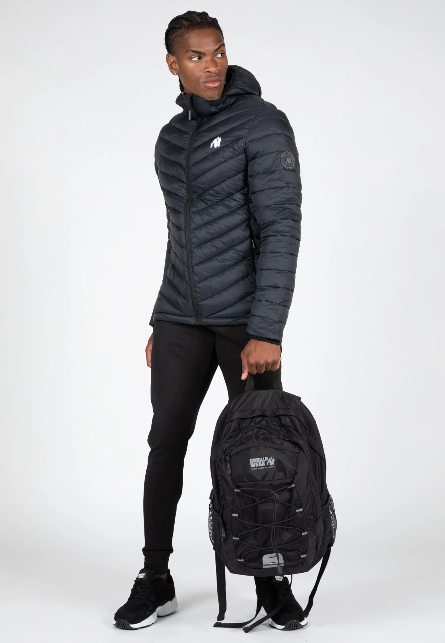 Gorilla Wear Osborn - Winterjas - Black 2 Gorilla Wear Osborn - Winterjas - Black - Afbeelding 2