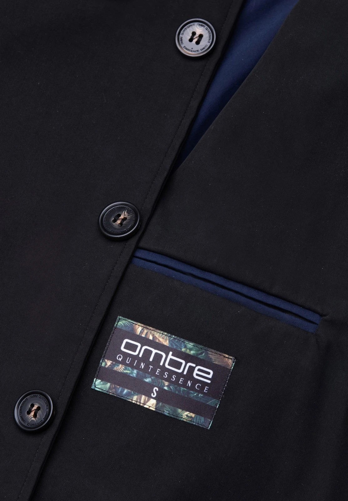 Halflange Jas - Black 8 Halflange Jas - Black - Afbeelding 8