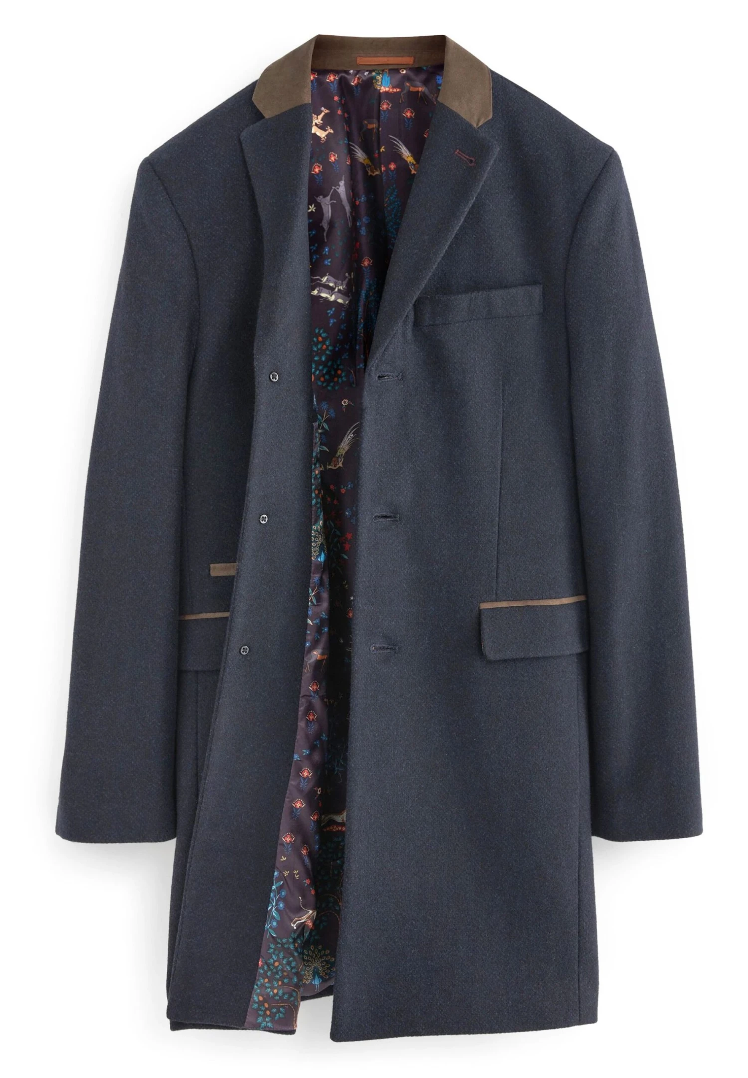 Next Trimmed Epsom- Halflange Jas - Navy Blue 9 Next Trimmed Epsom- Halflange Jas - Navy Blue - Afbeelding 9