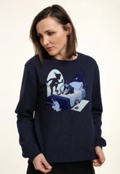 Disney Peter Pan Candid Shadow - Sweater - Navy Blue -Modex Winkel 9735d02735bf495da650be6d1709ca6e