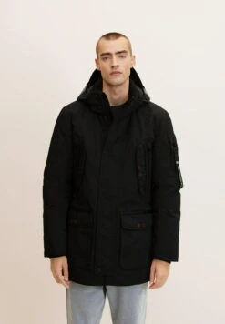 Tom Tailor Mit Kapuze  - Parka - Black