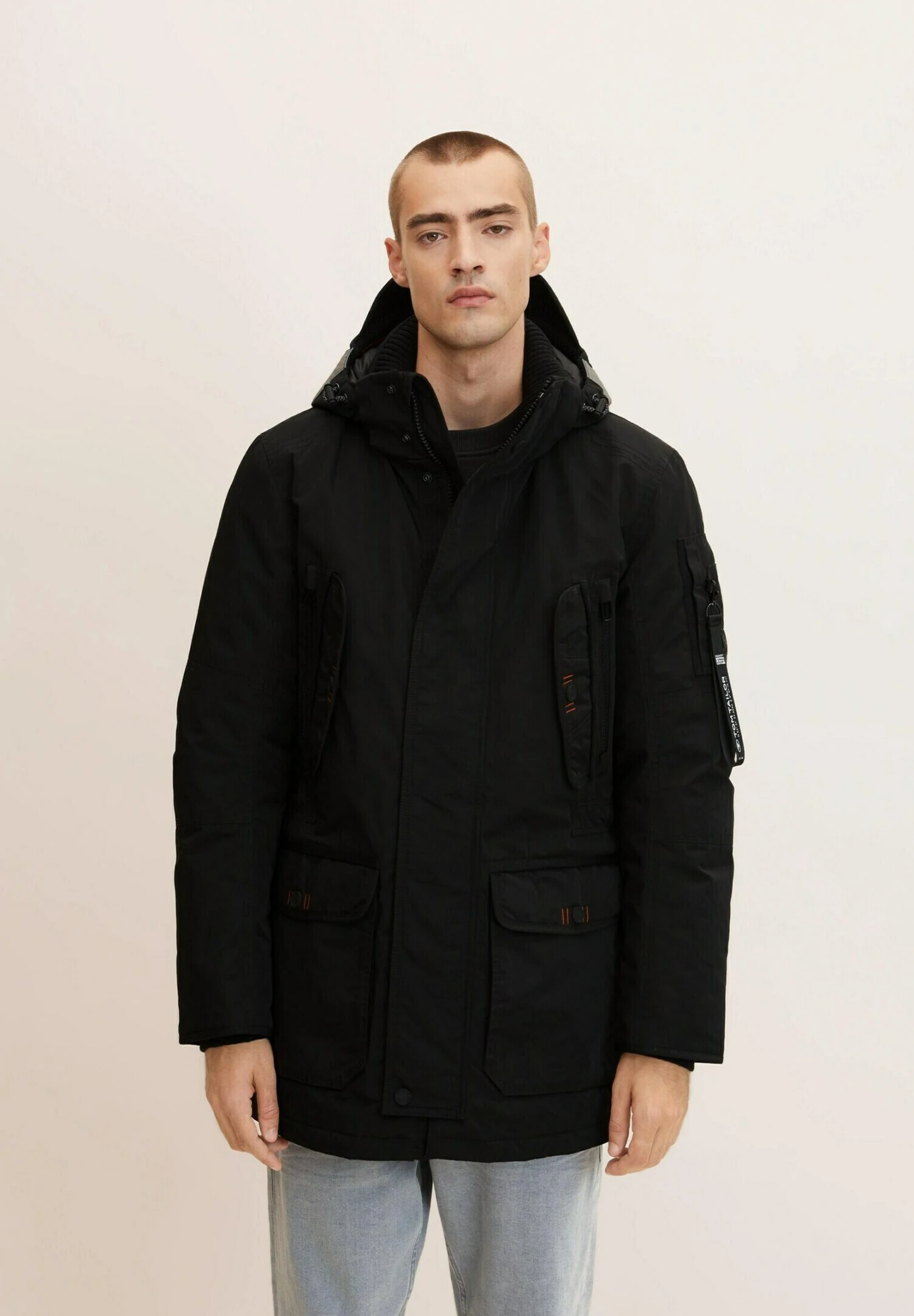Tom Tailor Mit Kapuze - Parka - Black 1 Tom Tailor Mit Kapuze - Parka - Black