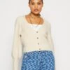 ONLY Onlallie Life Short Cardigan - Vest - Pumice Stone Melange