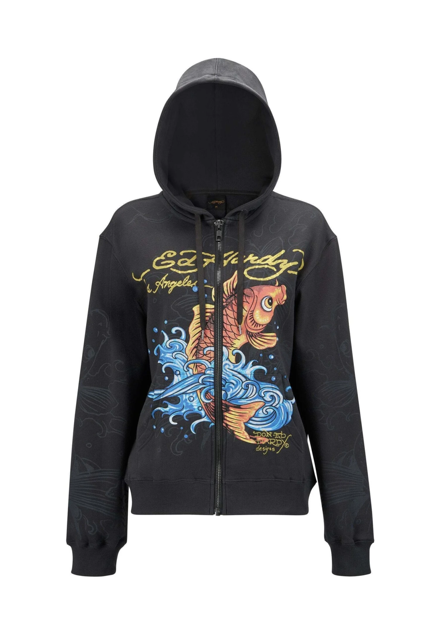 Ed Hardy Sweater Met Rits - Charcoal 4 Ed Hardy Sweater Met Rits - Charcoal - Afbeelding 4