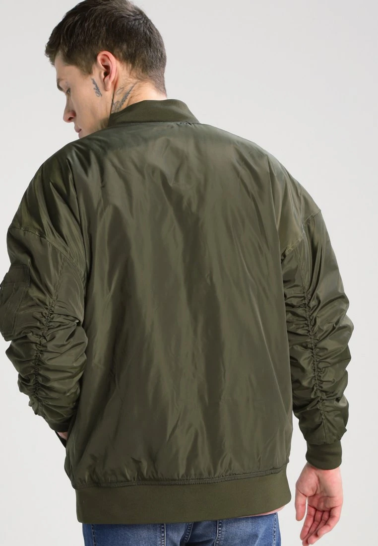 URBAN CLASSICS Oversized - Bomberjacks - Dark Olive 3 URBAN CLASSICS Oversized - Bomberjacks - Dark Olive - Afbeelding 3