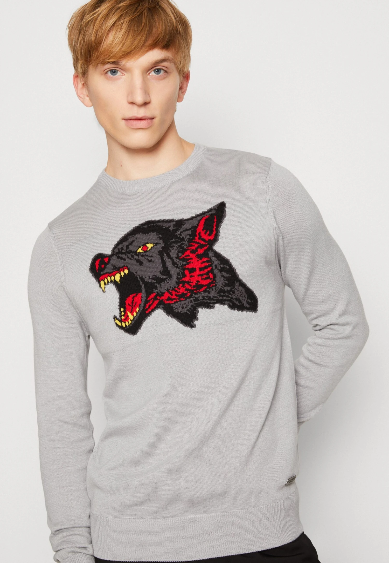 BRAVE SOUL Strum - Trui - Grey Marl 4 BRAVE SOUL Strum - Trui - Grey Marl - Afbeelding 4