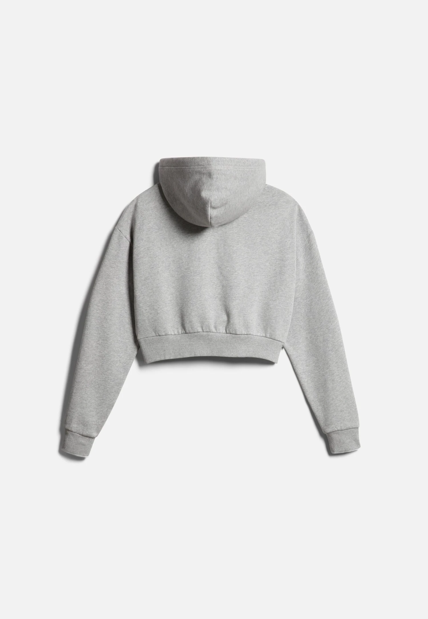 Napapijri B Box Crop- Hoodie - Medium Grey Melange 2 Napapijri B Box Crop- Hoodie - Medium Grey Melange - Afbeelding 2