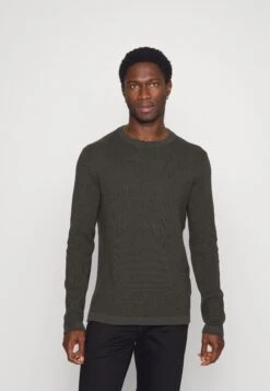 Selected Homme Slhrocks Crew Neck - Trui - Forest Night