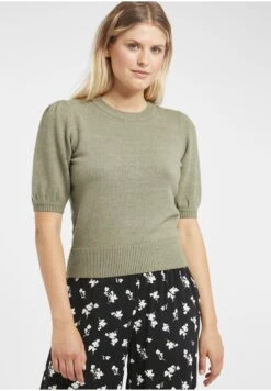 B.young Bynonina Short Sleeve - Sweater - Mel.Sea Green