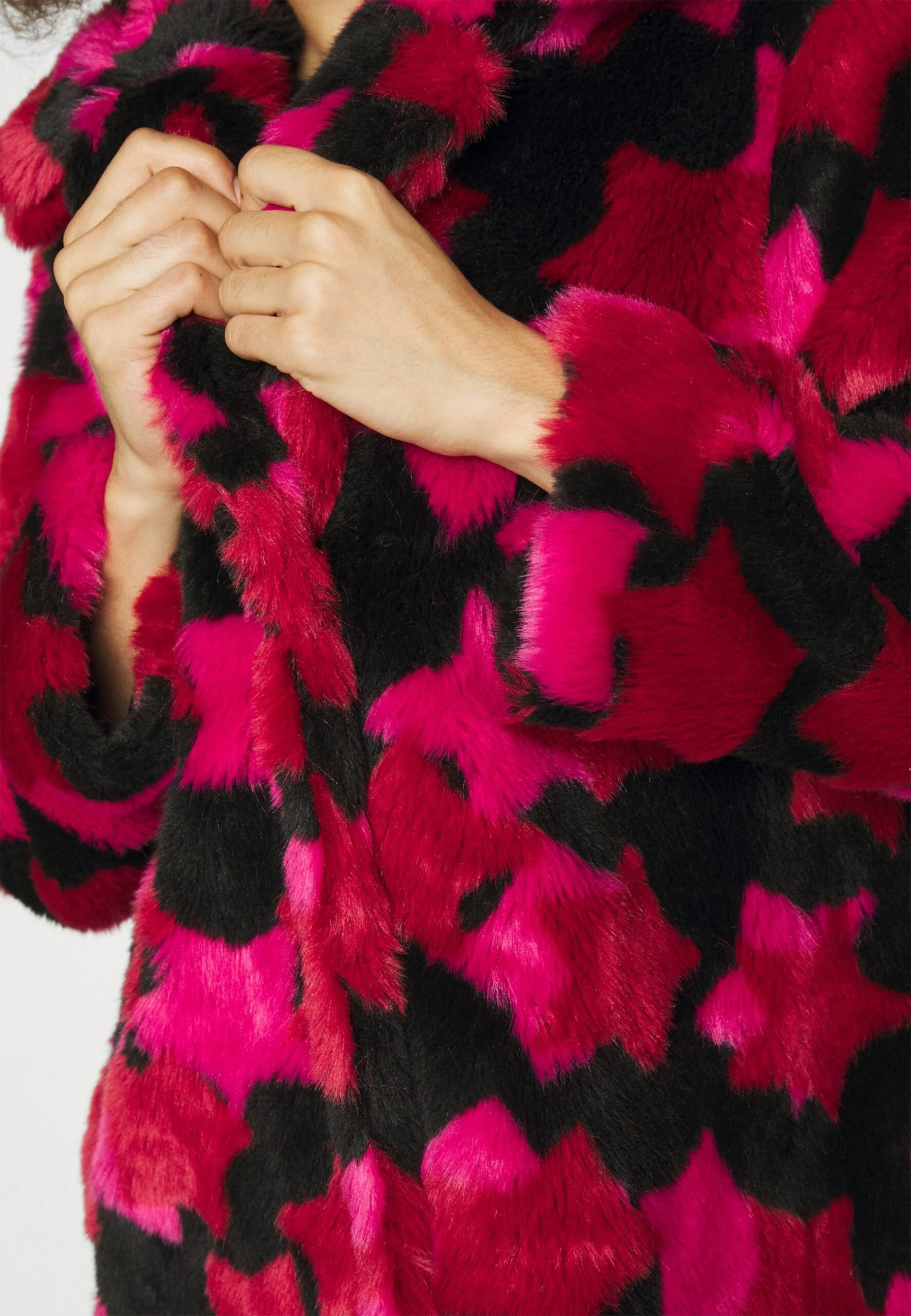 Ecofur Star Jacqurad - Winterjas - Fuxia 6 Ecofur Star Jacqurad - Winterjas - Fuxia - Afbeelding 6