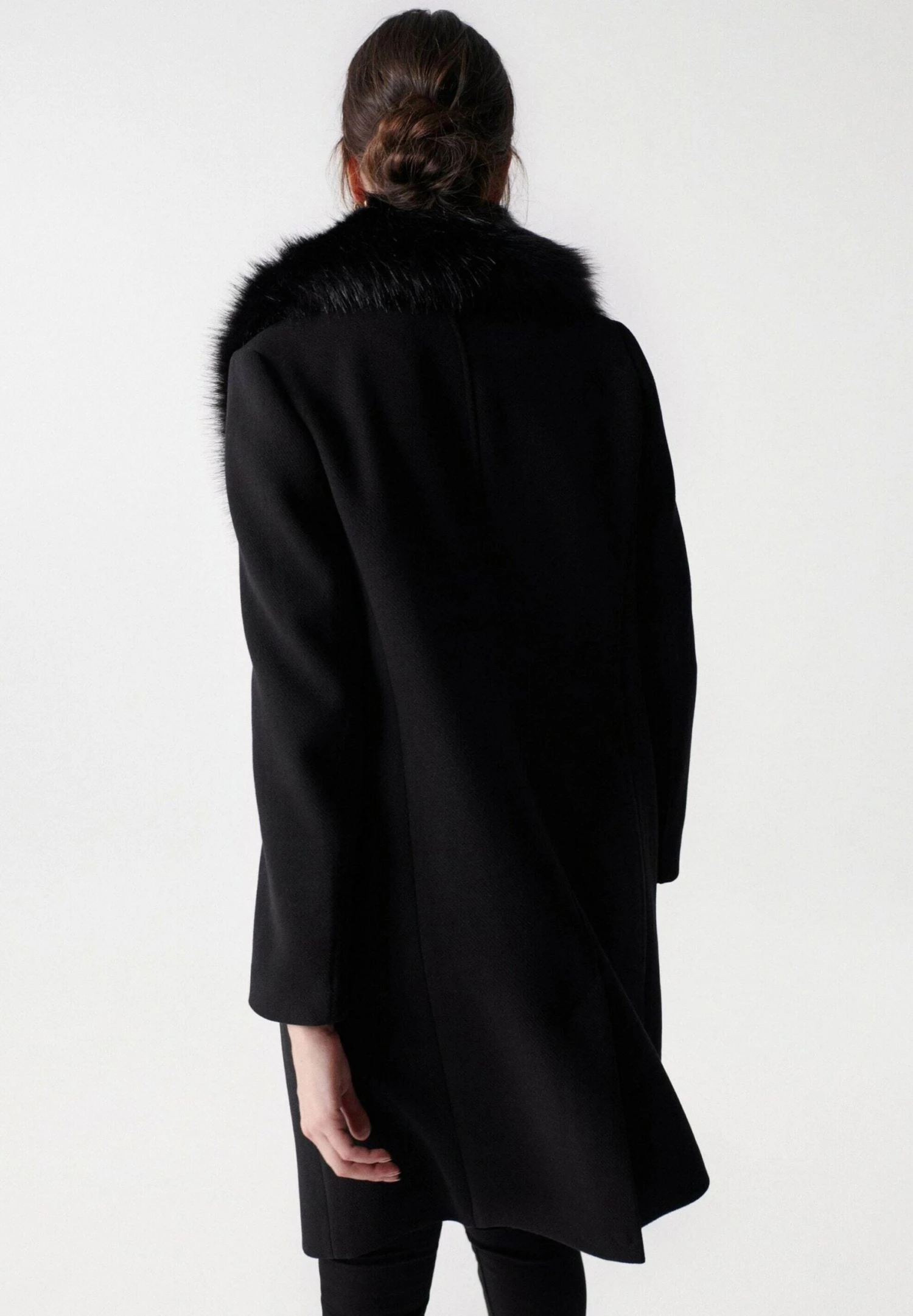 Lisboa - Mantel - Black 3 Lisboa - Mantel - Black - Afbeelding 3