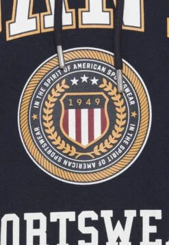 Gant Crest Shield Hoodie - Sweater - Evening Blue -Modex Winkel a023ebb697e04947983ff1526eb385e4