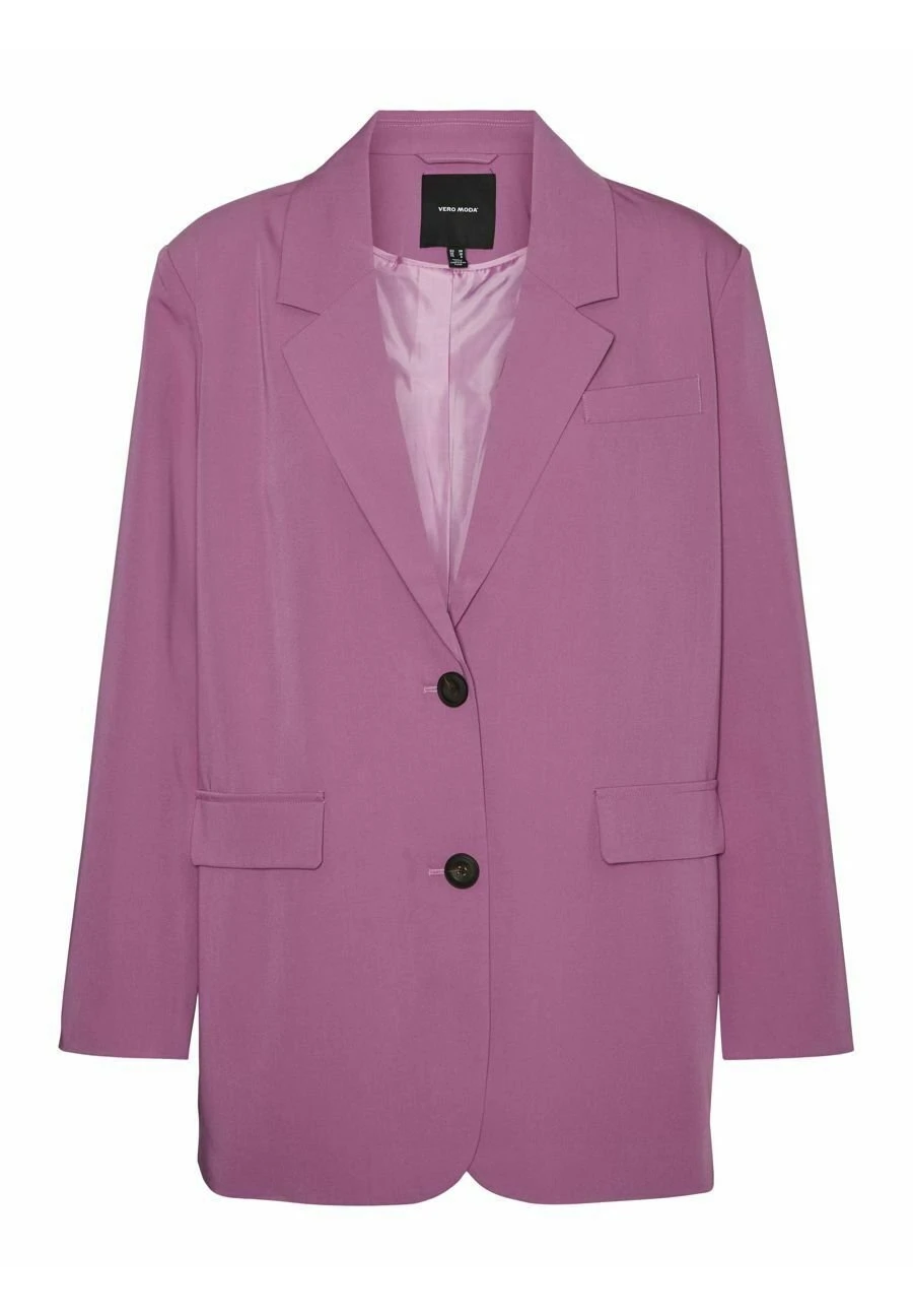 Vero Moda Halflange Jas - Radiant Orchid 5 Vero Moda Halflange Jas - Radiant Orchid - Afbeelding 5