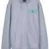 Gant New Haven - Sweater Met Rits - Light Grey Melange