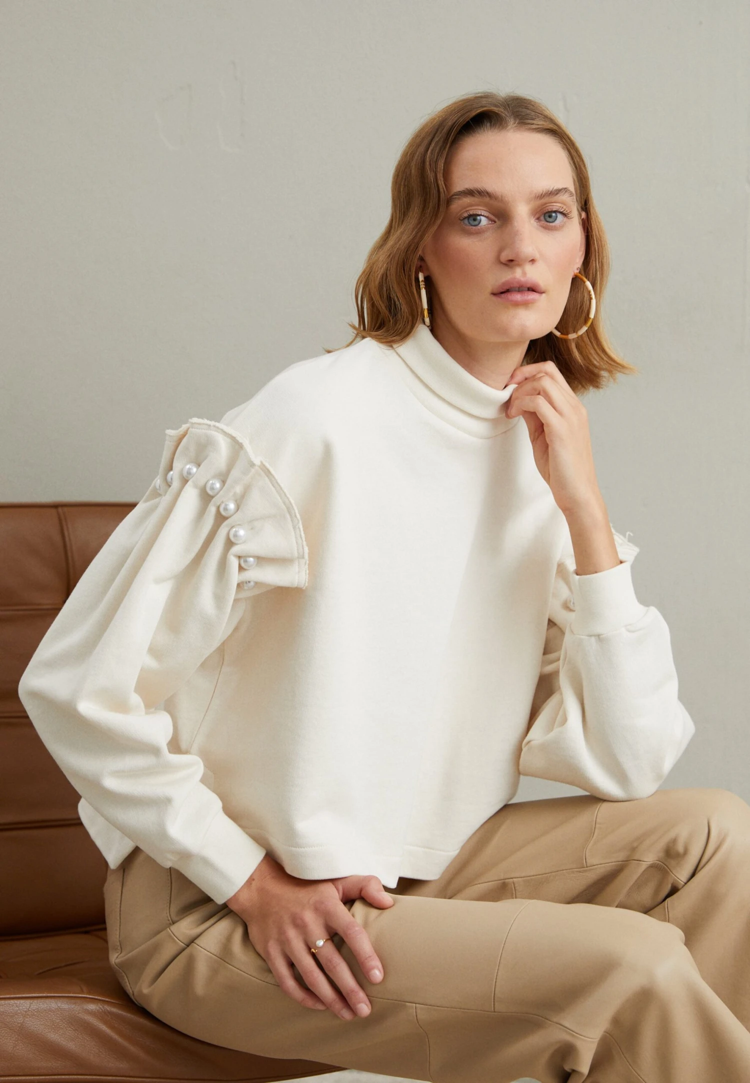 Mother Of Pearl Opal - Sweater - Off-White 1 Mother Of Pearl Opal - Sweater - Off-White