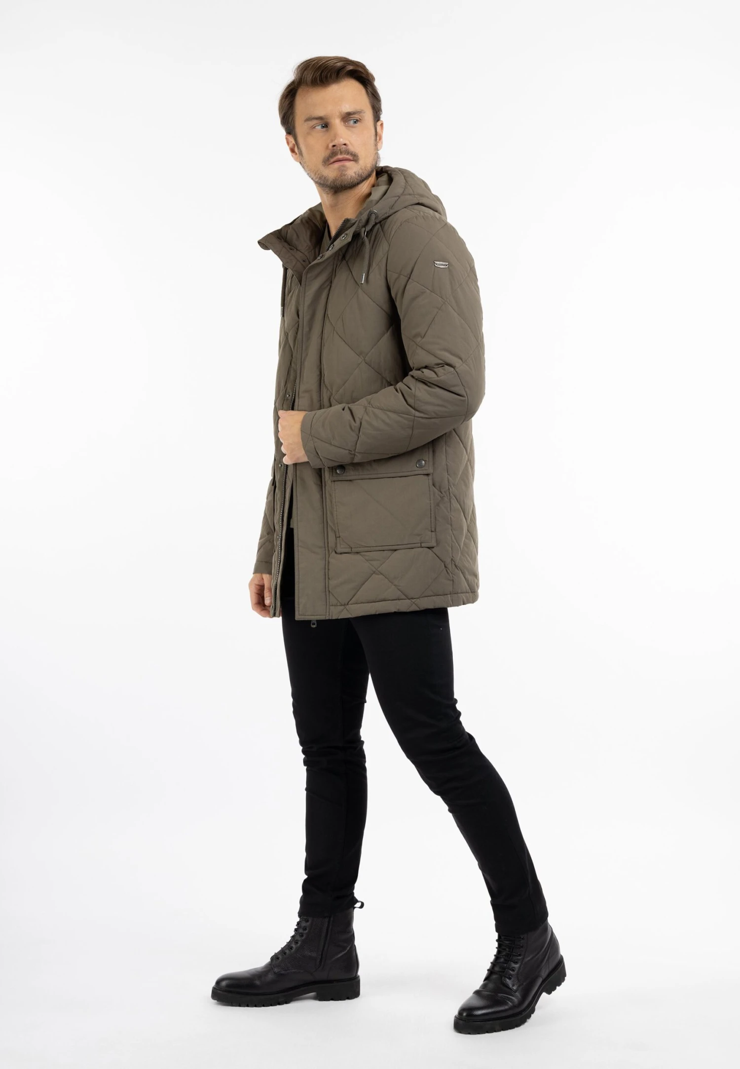 Dreimaster Übergangs Mit Leichter- Winterjas - Oliv 2 Dreimaster Übergangs Mit Leichter- Winterjas - Oliv - Afbeelding 2