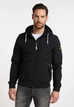 Schmuddelwedda Albee- Outdoorjas - Schwarz