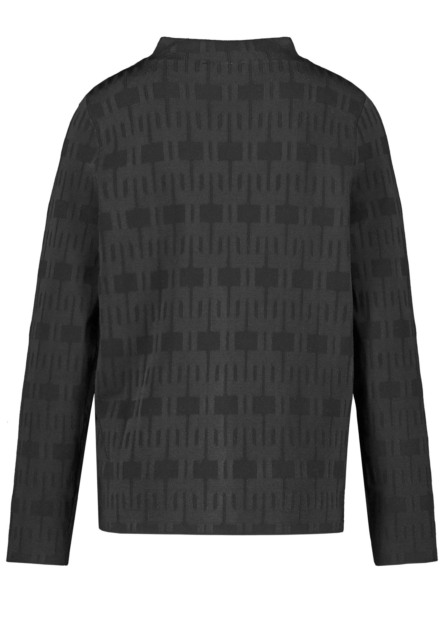 Gerry Weber Langarm Rundhals Mit Kurzem Stehkr - Trui - Schwarz 6 Gerry Weber Langarm Rundhals Mit Kurzem Stehkr - Trui - Schwarz - Afbeelding 6