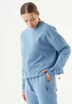 Seda Loose Fit- Sweater - Steel Blue -Modex Winkel a9f046cb3b314a38b9661b03a62a779f