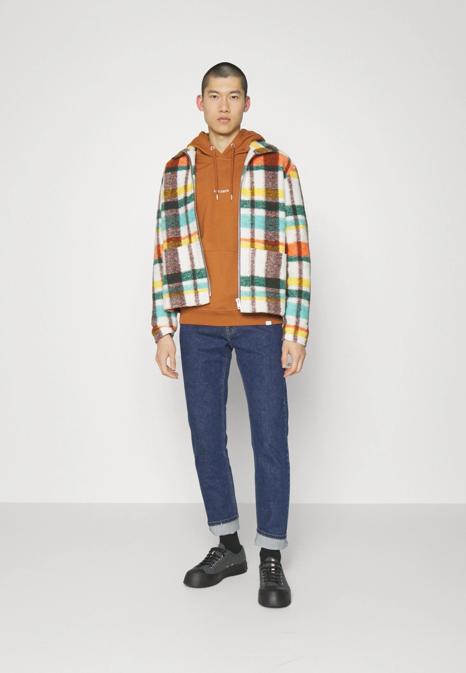 Les Deux Lens Hoodie - Hoodie - Burnt Clay/Ivory 2 Les Deux Lens Hoodie - Hoodie - Burnt Clay/Ivory - Afbeelding 2