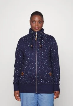 Rylie Birds- Sweater Met Rits - Navy