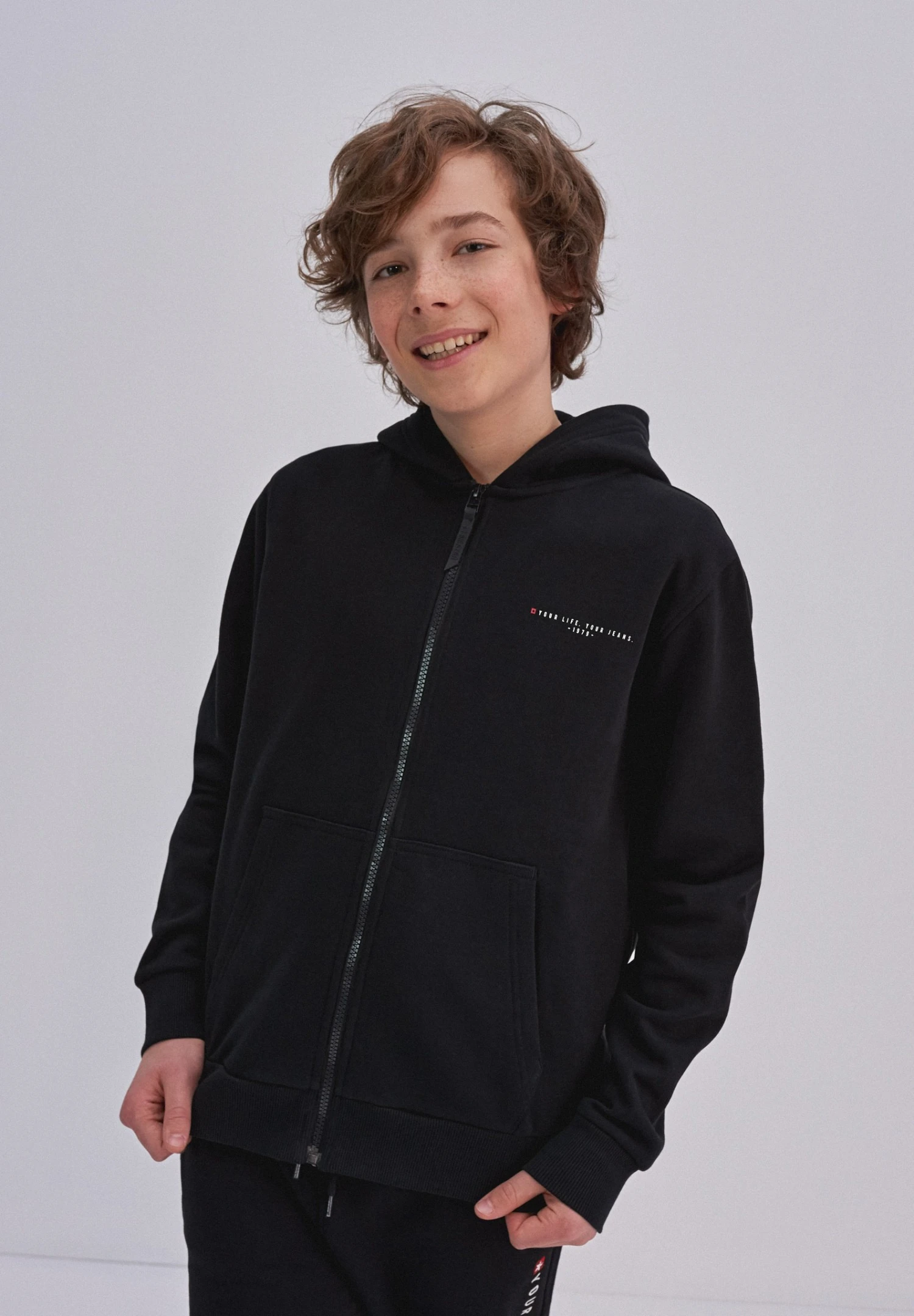 BIG STAR Severus - Sweater Met Rits - Schwarz 1 BIG STAR Severus - Sweater Met Rits - Schwarz