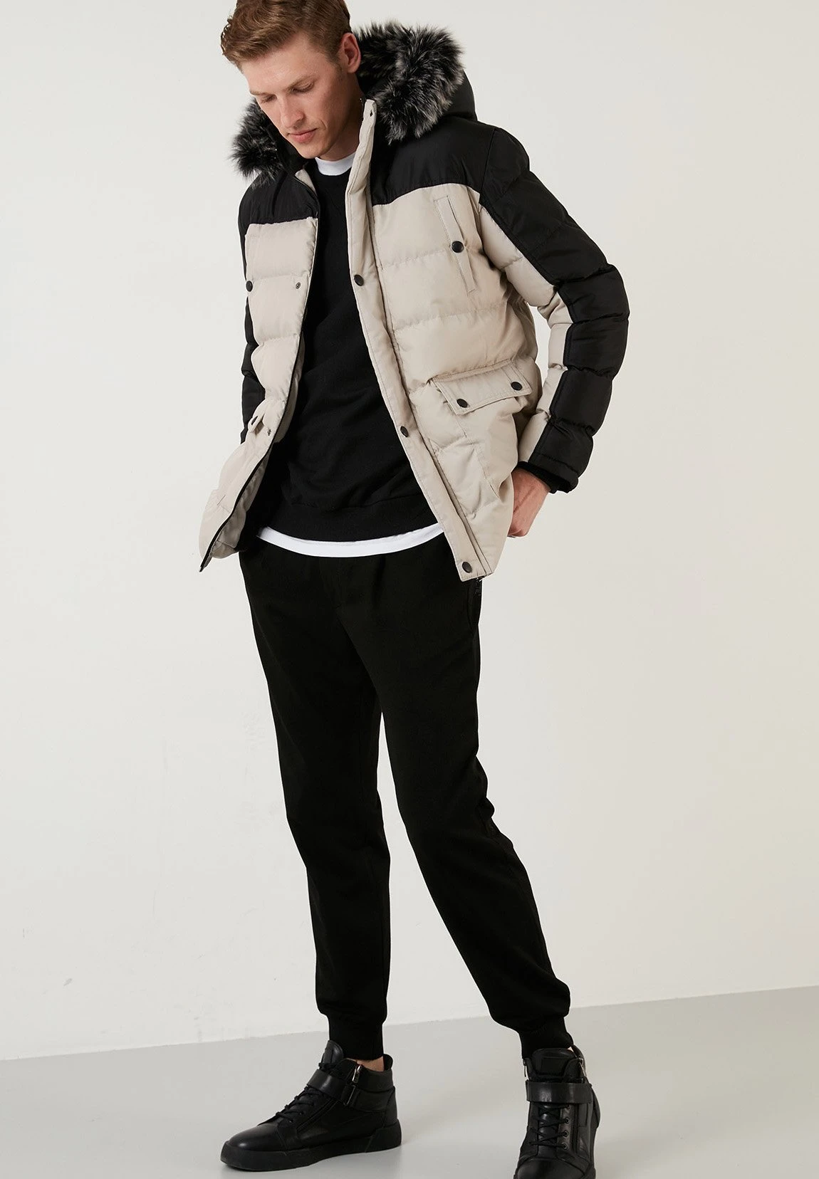 Winterjas - Stone Black 2 Winterjas - Stone Black - Afbeelding 2