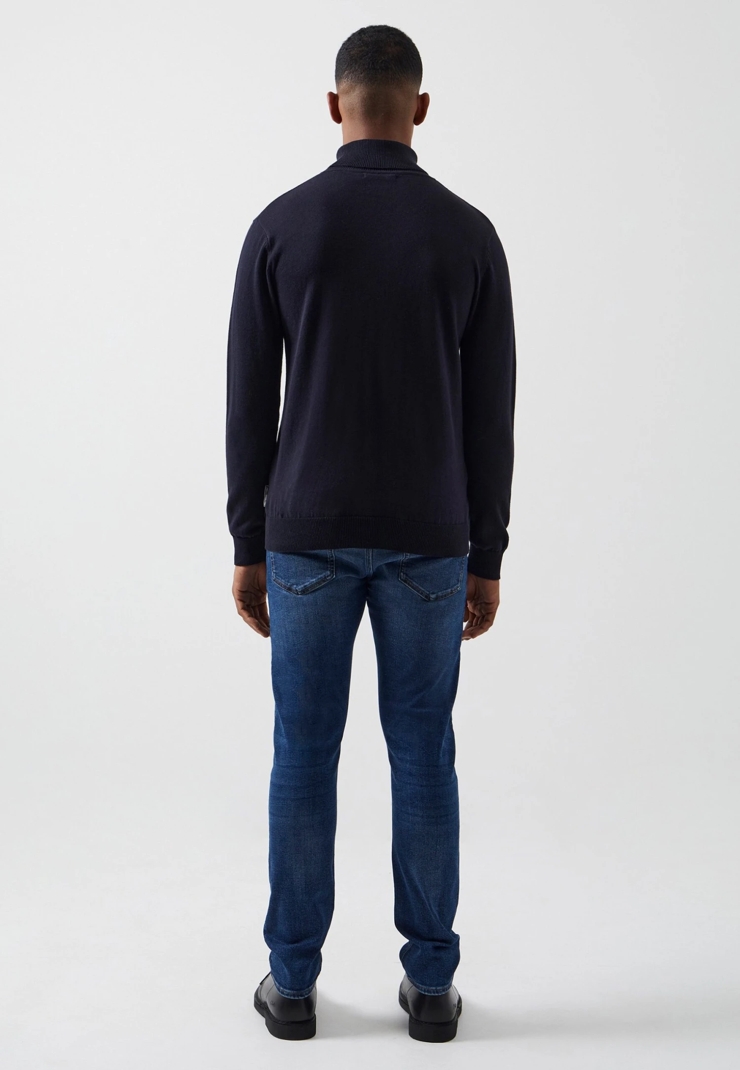 French Connection Roll Neck - Trui - Dark Navy 3 French Connection Roll Neck - Trui - Dark Navy - Afbeelding 3