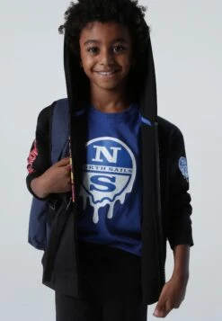 North Sails With Slogan - Sweater Met Rits - Black -Modex Winkel aec63546bb7147ba8d89c2247991e55d