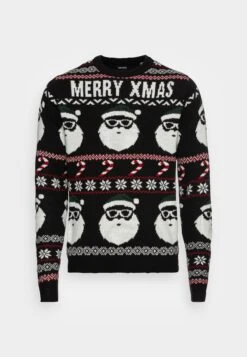 Only & Sons Onsxmas Santa Unisex - Trui - Black