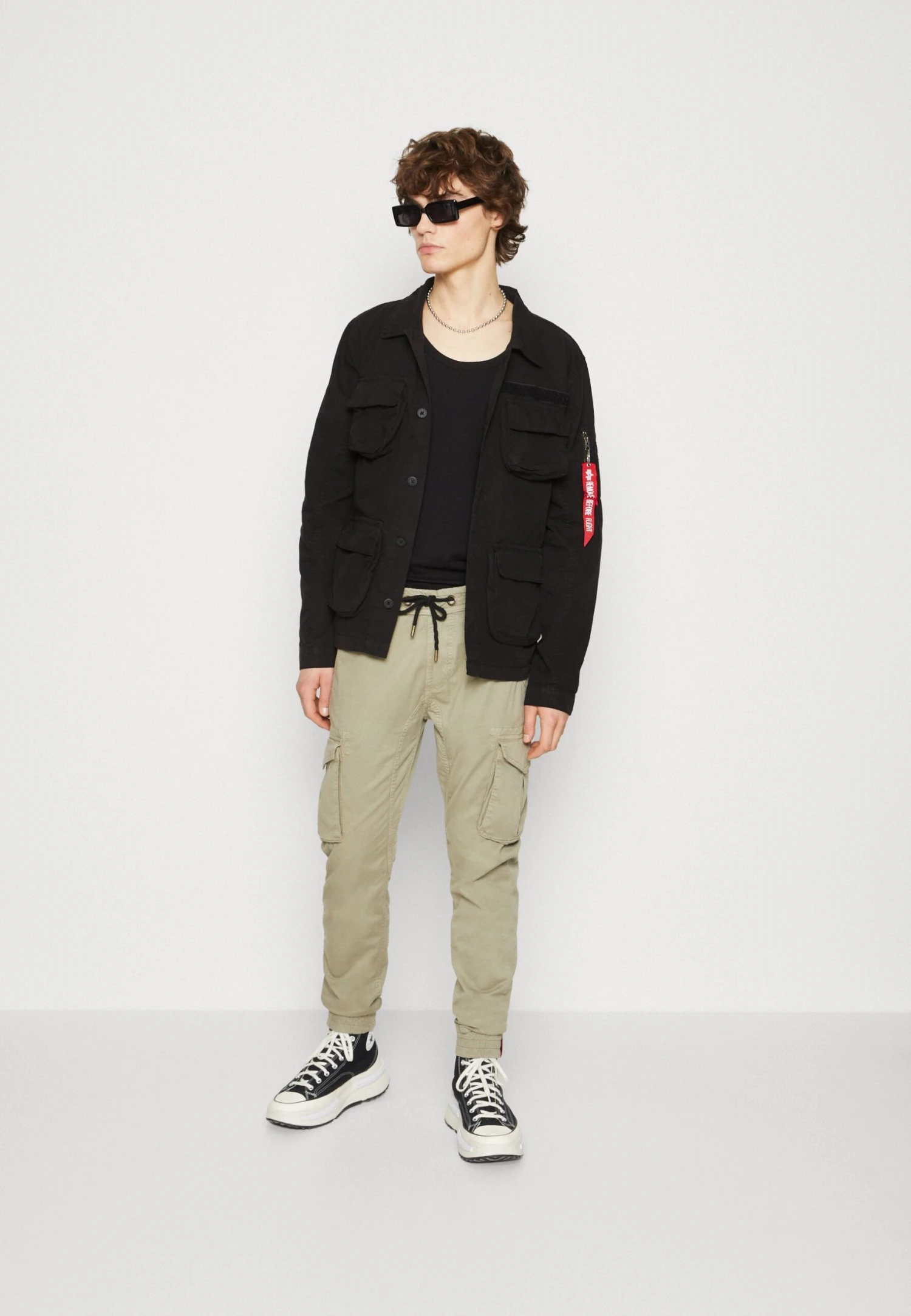 Alpha Industries Ripstop Cargo- Lichte Jas - Black 2 Alpha Industries Ripstop Cargo- Lichte Jas - Black - Afbeelding 2