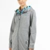 Schmuddelwedda Funktions Fraully - Parka - Grau Melange Dunkelaqua
