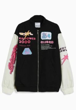 BERSHKA Varsity Patch- Bomberjacks - Black -Modex Winkel af977585432d4d67b80e0b968e604a0d
