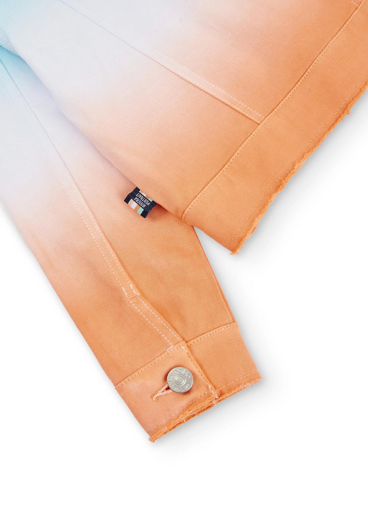 BOBOLI Stretch Twill- Spijkerjas - Peach 5 BOBOLI Stretch Twill- Spijkerjas - Peach - Afbeelding 5