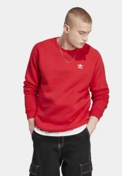Adidas Originals Essential Crew - Sweater - Better Scarlet