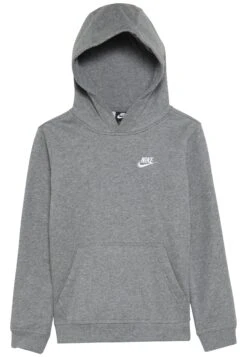 Nike Sportswear B Nsw Po Club - Hoodie - Carbon Heather/White -Modex Winkel b1f6a06d92574267b00b7d0cdb35aacd