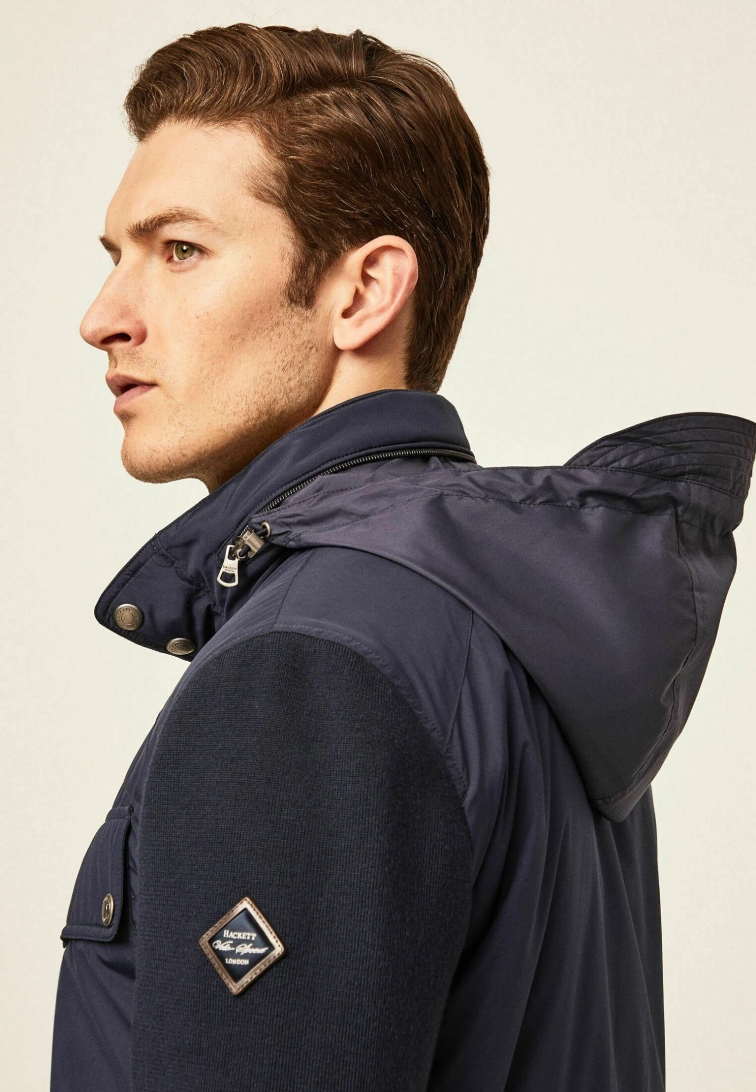 Hackett London Hybrid Velo - Jas - Navy Blazer 5 Hackett London Hybrid Velo - Jas - Navy Blazer - Afbeelding 5