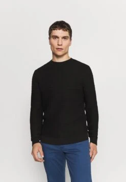 Selected Homme Slhconrad Crew Neck - Trui - Black